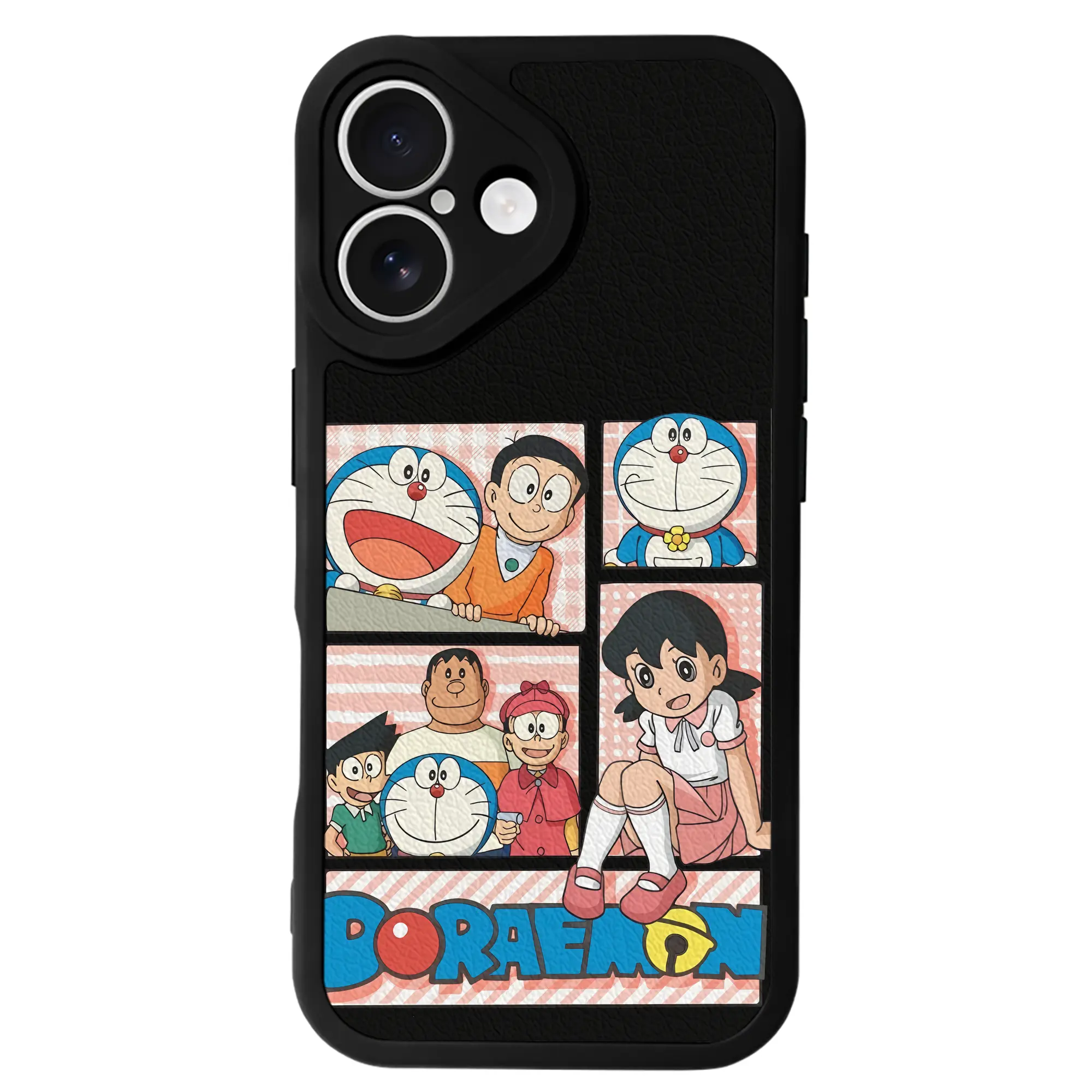 ドラえもん グッズ 源 静香 - IPhone 16シリーズ対応 ・ シリコンスマホケース ・ レザー調 ・ 高精度フィット ・ 耐衝撃 ・ ワイヤレス充電対応 ・ 精密カット